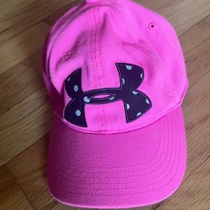 Pink Under Armour hat